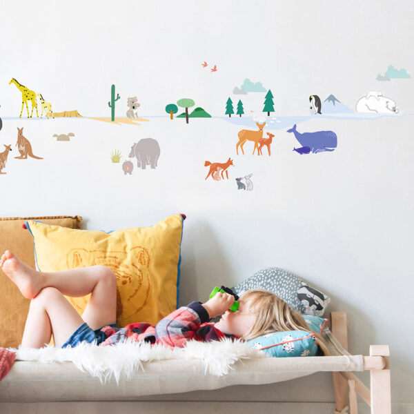 MIMI'lou AROUND THE WORLD Wandsticker