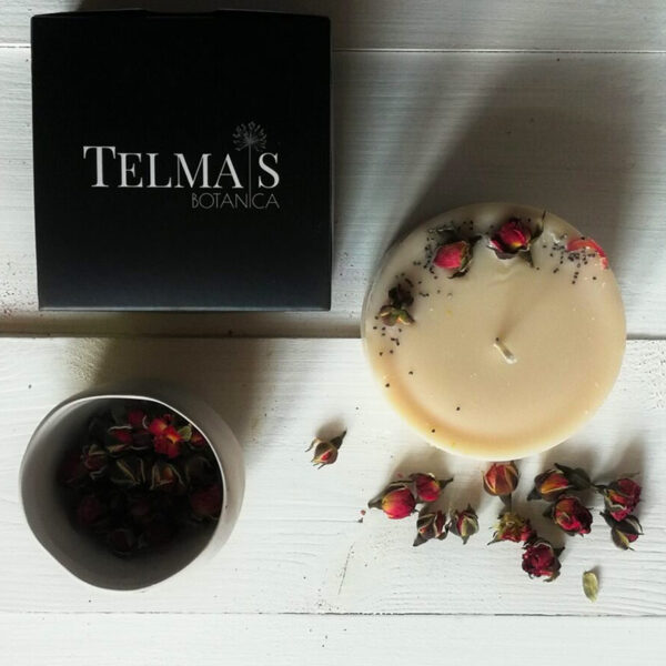 Telmas Botanica, Duftkerze Rose, klein