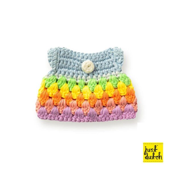 Pastellfarbenes Regenbogenkleid