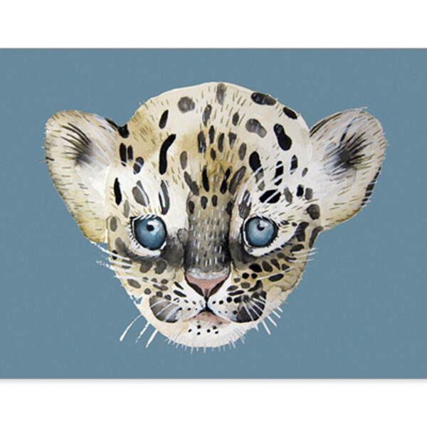 Postkarte Leopard, NUUKK