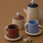 Raduga Grez Tea Set Terra & Blue – Nahaufnahme