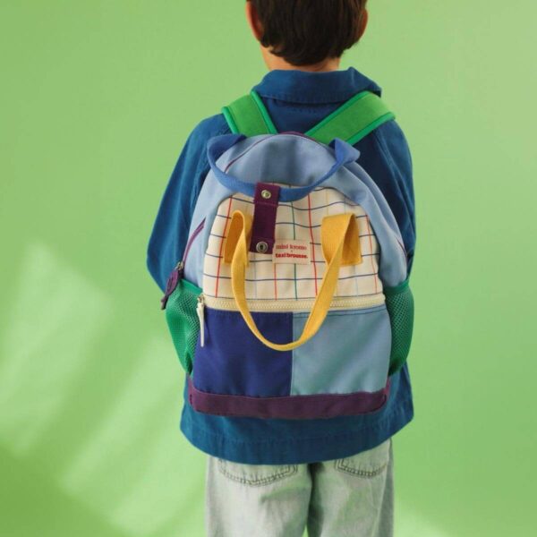 Color block and notebook Rucksack – MINI KYOMO x Taxi Brousse