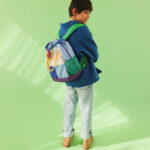 Color block and notebook Rucksack – MINI KYOMO x Taxi Brousse – Bild 2