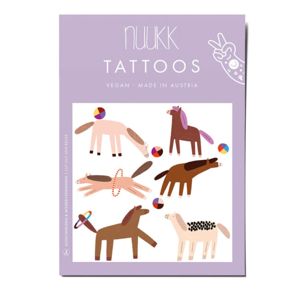 Kindertattoos “Pferde” NUUKK
