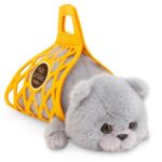 MILO, Katze mit Tragetasche (56 cm), grau