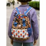 Leopard and Flowers Backpack – MINI KYOMO x Taxi Brousse – Bild 7