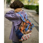 Leopard and Flowers Backpack – MINI KYOMO x Taxi Brousse – Bild 5
