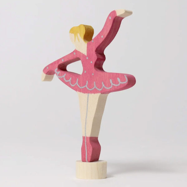 Steckfigur Ballerina Rubinrot