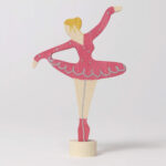 Steckfigur Ballerina Rubinrot – Bild 2