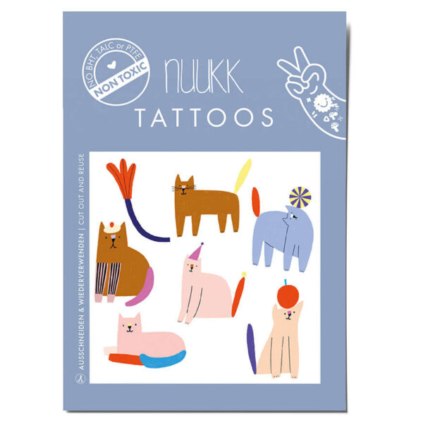 Kindertattoos “Katzen Crew” NUUKK