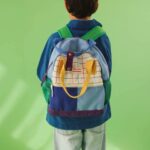 Color block and notebook Rucksack – MINI KYOMO x Taxi Brousse – Bild 8