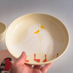 Porzellteller Anneli – handbemaltes Unikat – Bild 2