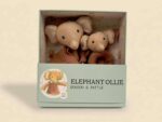 Geschenkset Schmusetuch und Rassel Elefant Ollie