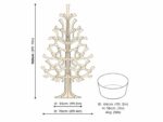 Lovi Spruce 120 cm – Großer Holz-Weihnachtsbaum – Bild 5