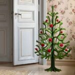 Lovi Spruce 120 cm großer Holz-Weihnachtsbaum aus FSC-Birken-Sperrholz