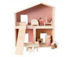 Skandinavisches Puppenhaus aus Holz – Bild 2