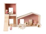 Skandinavisches Puppenhaus aus Holz – Bild 3
