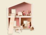 Skandinavisches Puppenhaus aus Holz