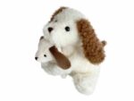 Nafi Hund mit Baby als weiche Handpuppe von Egmont Toys