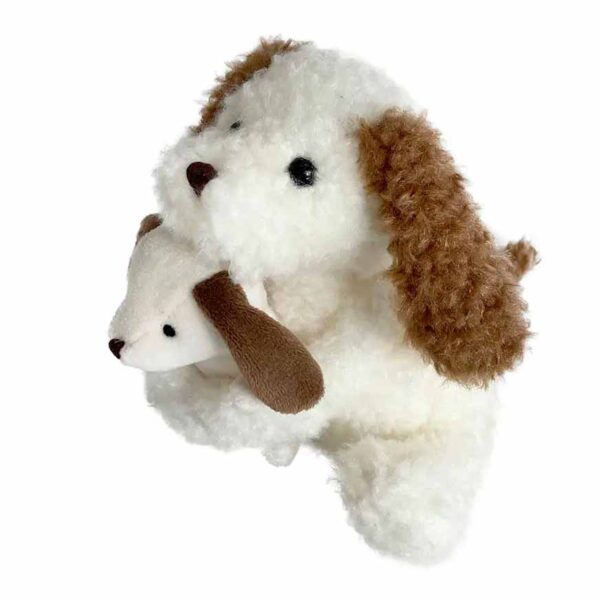 Nafi Hund mit Baby als weiche Handpuppe von Egmont Toys