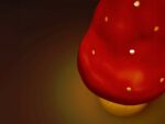 Pilzlampe Rot – Nachtlicht, 28 cm – Bild 4