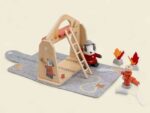 Filzhaus Feuerwache mit Miniaturfreund