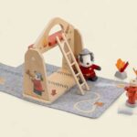 Filzhaus Feuerwache mit Miniaturfreund