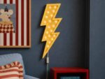 Little Lights Lightning Bolt – Wandleuchte Blitz aus Holz