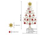 Lovi Weihnachtsbaum Set mit Minikugeln, 55cm – Bild 8