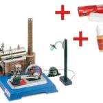 Wilesco D105 Modelldampfmaschine mit Dynamo und LED-Laterne